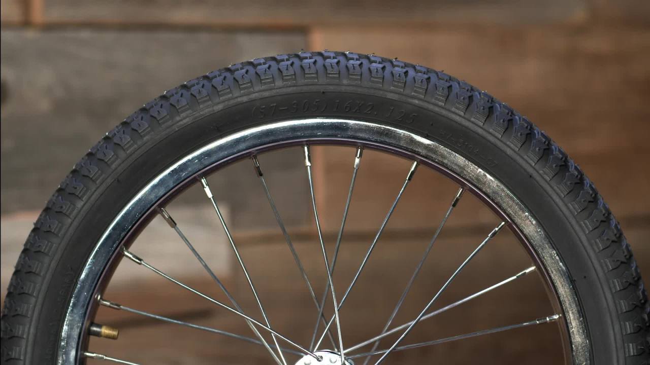 thumbnail video image 3 of Blackburn Heavy Duty 20" Bicycle Inner Tube, 1.75" - 2.25", Schrader Valve (Value Pack 2), Black, 3 of 7