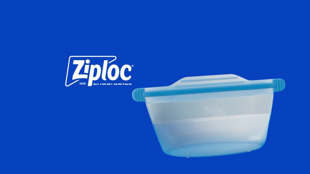 Ziploc® Endurables™ Small Container, 2 cups, Wide Base With Feet