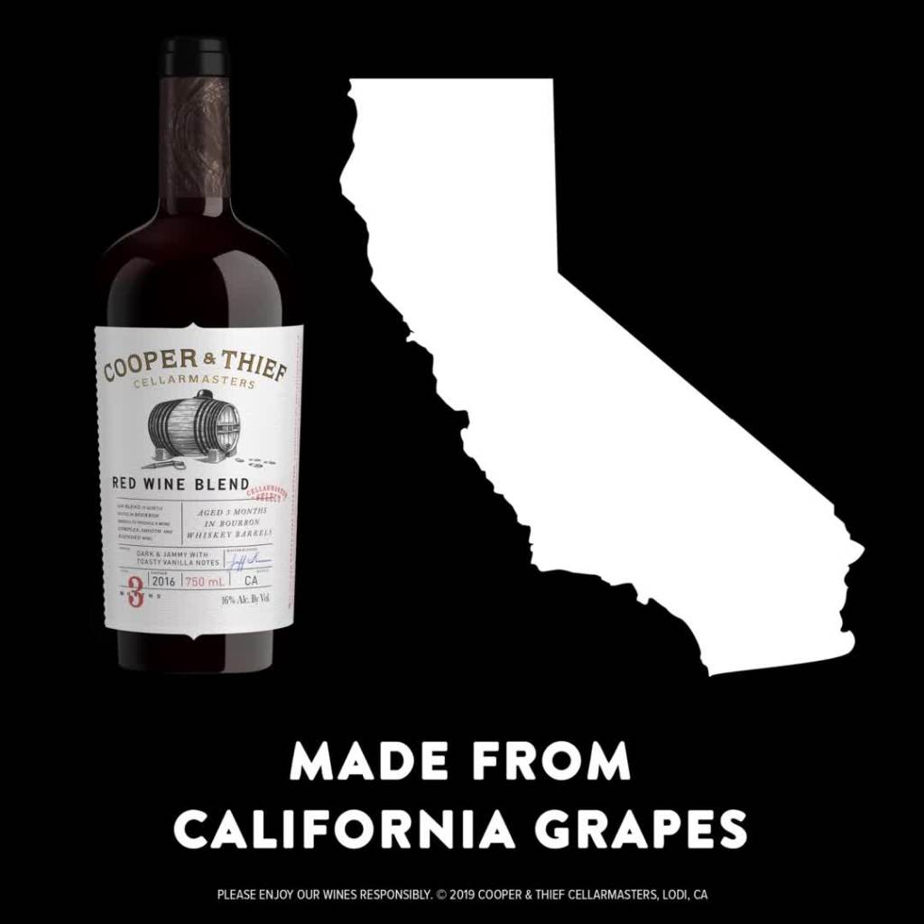 thumbnail video image 2 of Cooper and Thief Bourbon Barrel Aged Red Blend Red Wine, 750 mL Bottle, 2 of 9