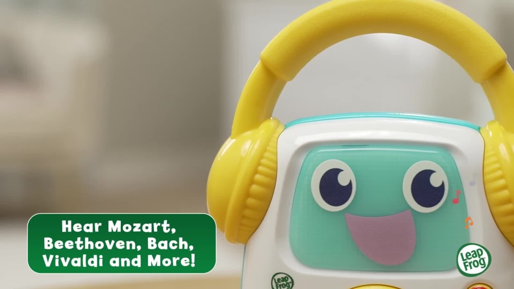 thumbnail video image 3 of LeapFrog Sing-Along Song Bot, Electronic Learning Toy for Baby and Toddler, 3 of 9