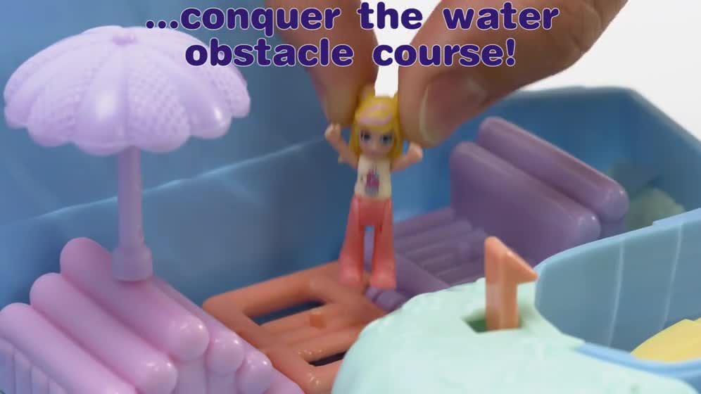 thumbnail video image 2 of Polly Pocket Large Llama Party Compact, Animal Toy with 2 Micro Dolls [Walmart Exclusive], 2 of 7