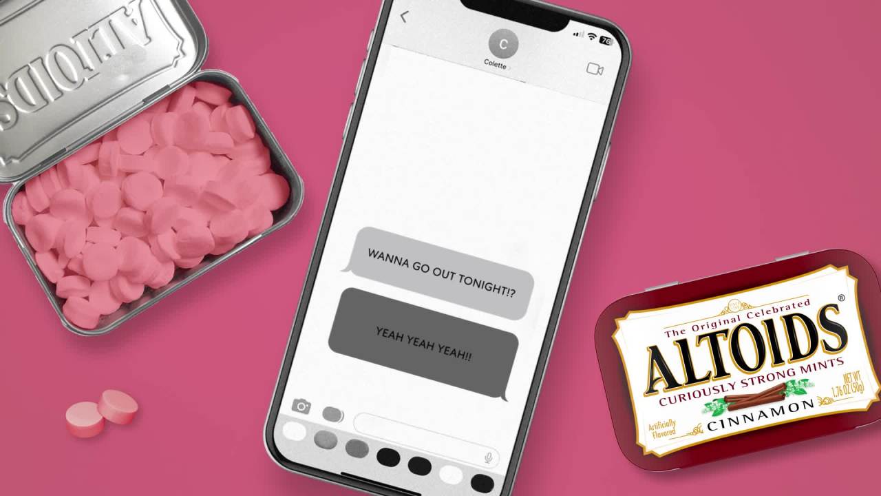 Altoids Cinnamon Breath Mints, Single Pack 1.76 oz