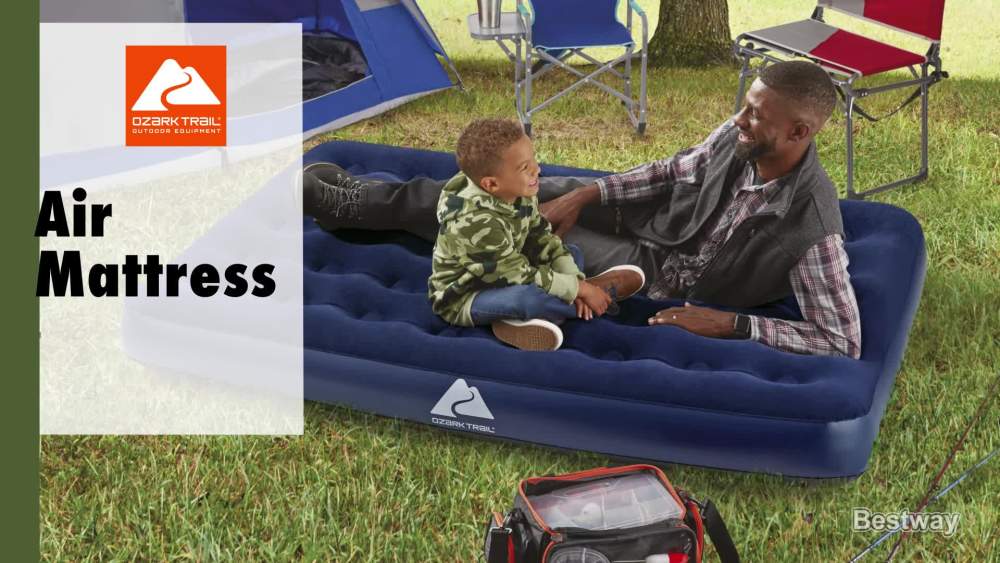 Ozark Trail 10" Full Airbed Mattress Antimicrobial Coating Pump Not Included