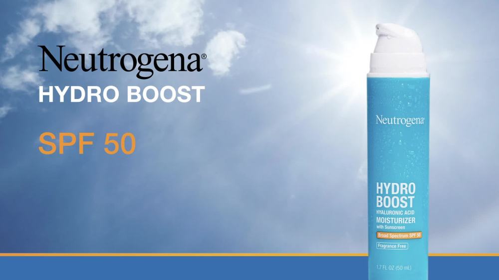Neutrogena Hydro Boost Hyaluronic Acid SPF 50 Face Moisturizer Lotion, Skin Care, 1.7 oz - image 2 of 10