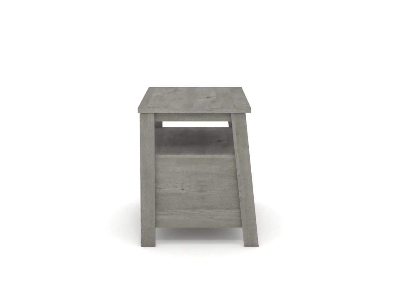 thumbnail video image 2 of Sauder Trestle 1-Drawer Lateral Filing Cabinet, Mystic Oak Finish, 2 of 10