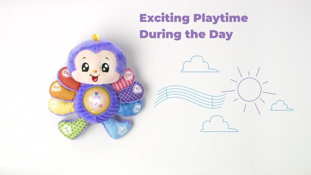 thumbnail video image 3 of VTech® Snug-a-Bug Musical Critter™ Infant Toy, 3 of 9