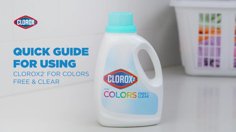 Clorox 2 for Colors Stain Remover and Laundry Additive, Free and Clear