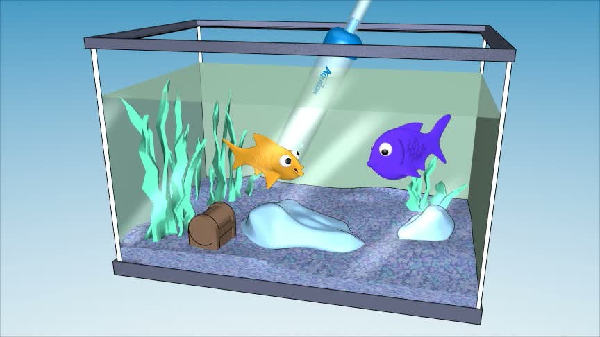 thumbnail video image 2 of Aqueon Aquarium Siphon Vacuum Gravel Cleaner With Bulb Large - 10 Inches, 2 of 11