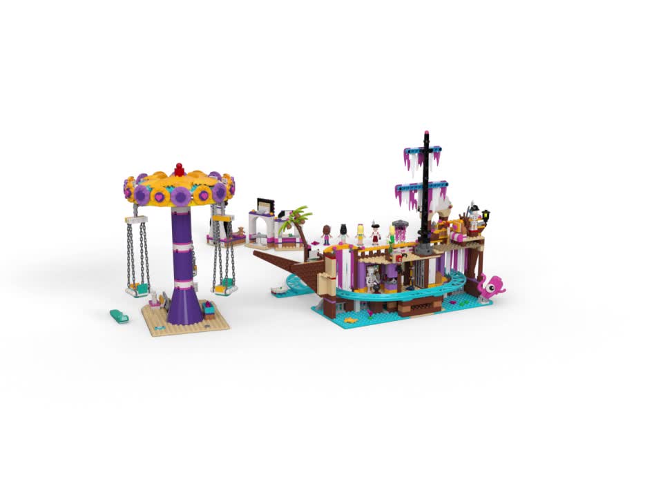 thumbnail video image 2 of LEGO Friends Heartlake City Amusement Pier 41375 Building Kit, 2 of 8