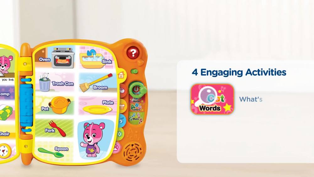 VTech Touch and Teach Word Book Featuring More Than 100 Words - image 2 of 5