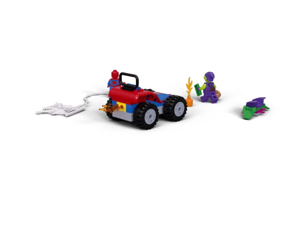 thumbnail video image 2 of LEGO Super Heroes Spider-Man Car Chase 76133, 2 of 8