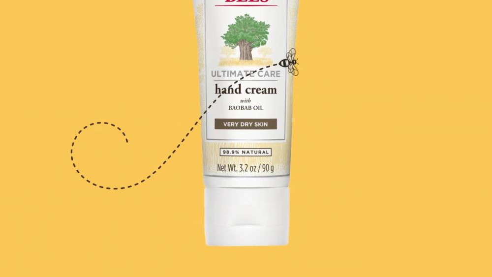 Burt's Bees Almond and Milk Hand Repair Cream Lotion Jar, 2 oz