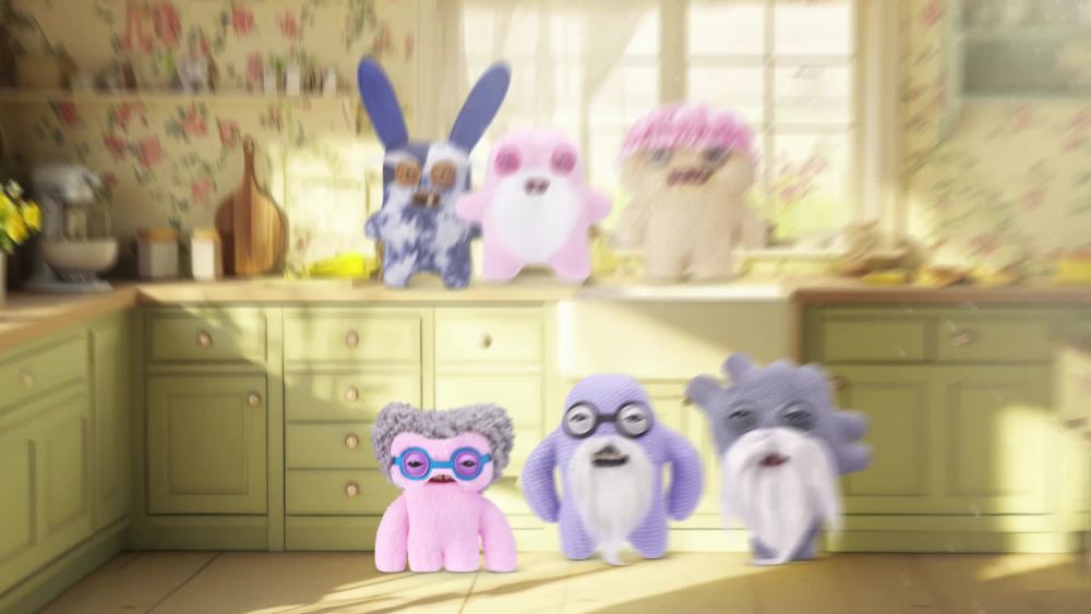 thumbnail video image 2 of Fuggler Old Fogies 9 inch (Rabid Rabbit), Funny Ugly Monster Stuffed Animal Toy by ZURU, 2 of 12