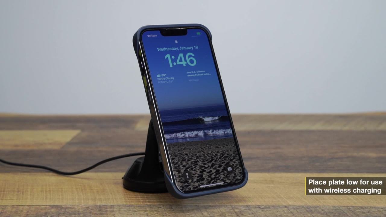 thumbnail video image 2 of Scosche MAGRKI MagicMount Replacement Plate Kit for Magnetic Car Phone Mount Holders, Black, 2 of 9