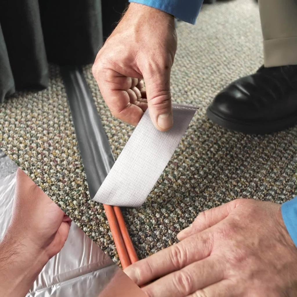 thumbnail video image 2 of 3M No Residue Duct Tape, Silver, Removes Clean Up To 6 Months, 1.88 in. x 20 yd., 1 Roll, 2 of 12