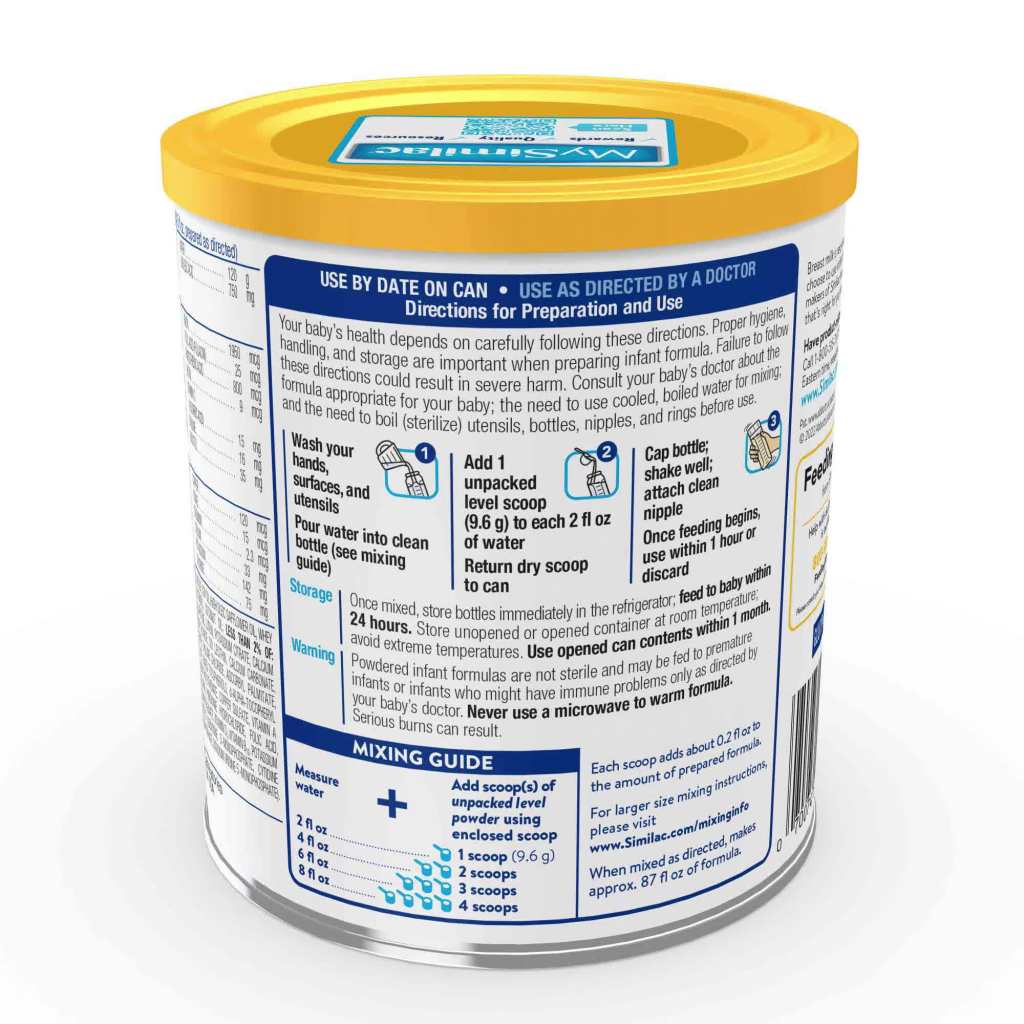 thumbnail video image 2 of Similac NeoSure Premature Post-Discharge Baby Formula Powder, 13.1-oz Can, Pack of 6, 2 of 23