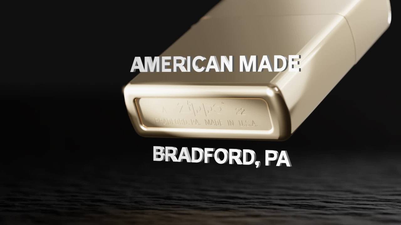 thumbnail video image 2 of Zippo Rustic Bronze Pocket Lighter, 2 of 7