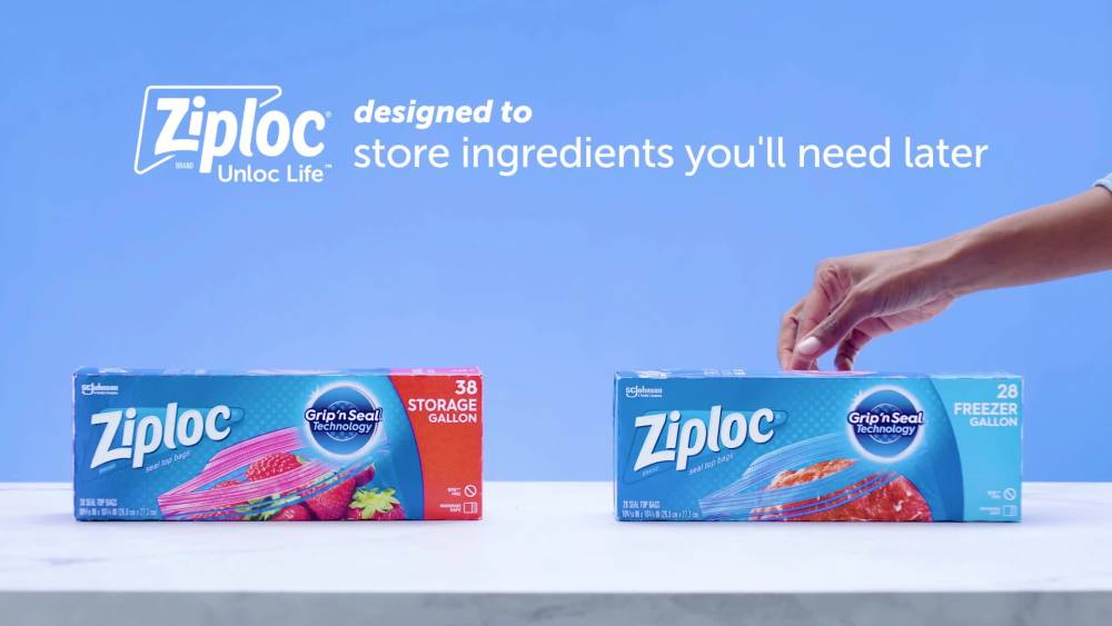 Ziploc® Brand Storage Quart Bags, Plastic Storage Bags for Food, 48 Count - image 2 of 5