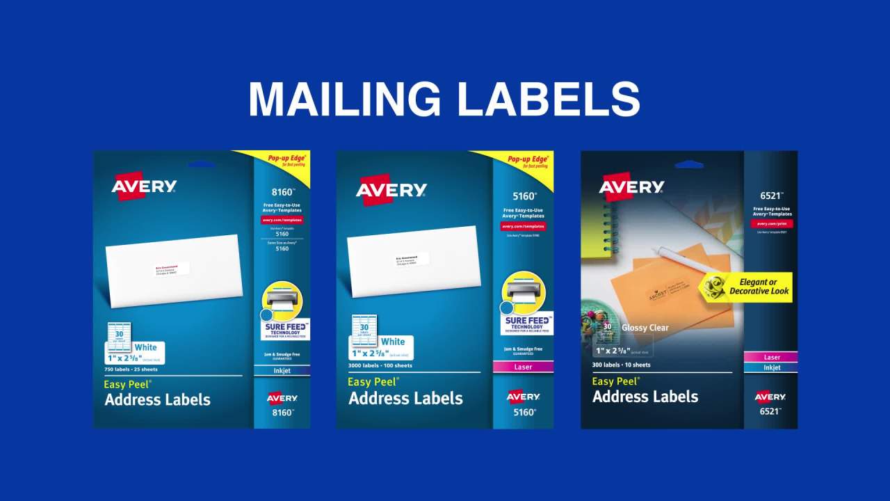 Avery Labels Name Hanging Paper, Printable Scallop Round Tags, 2.5 ...