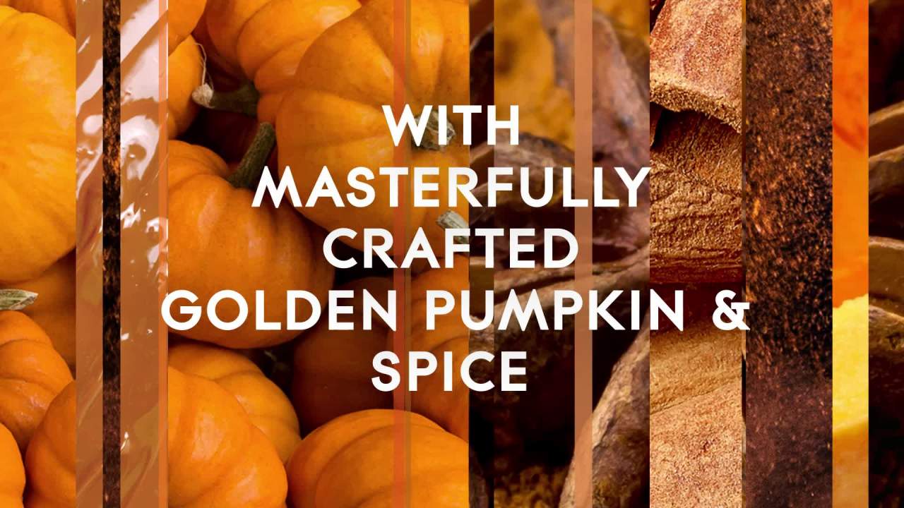 thumbnail video image 2 of Glade PlugIns Air Freshener Kit, 1 Warmer + 2 Refills, Golden Pumpkin & Spice, Fragrance Infused with Essential Oils, 0.67 oz, 2 of 12