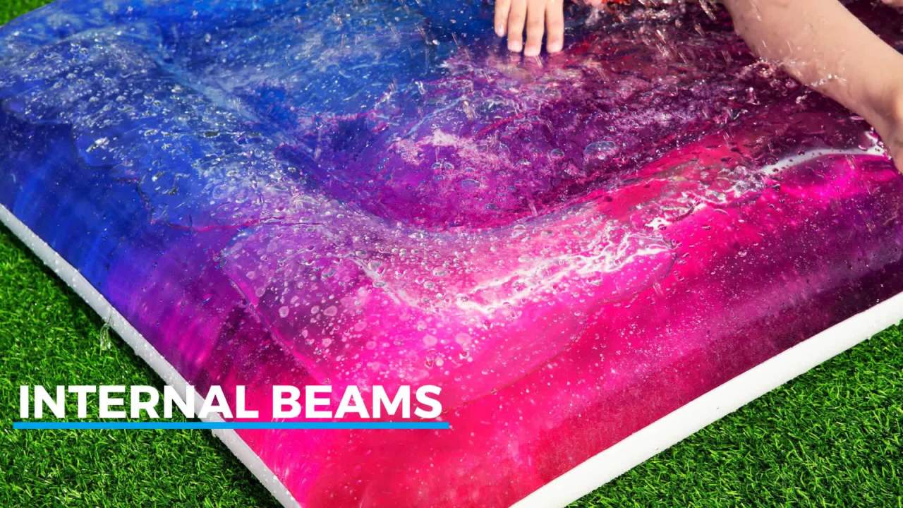 thumbnail video image 2 of H2OGO! Galaxy Blobz Water-Filled Splash Pad 51”, 2 of 9