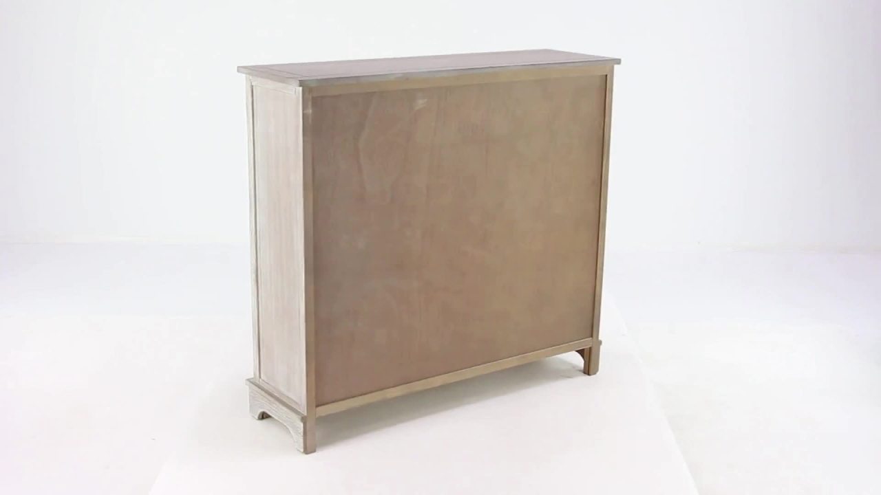 thumbnail video image 2 of DecMode 38" x 35" Brown Wood 6 Baskets and 2 Doors Storage Unit, 1-Piece, 2 of 18