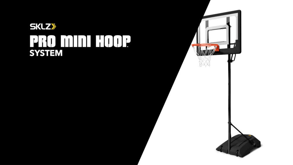 SKLZ Pro Mini Portable Basketball System Hoop with Adjustable Height 3.