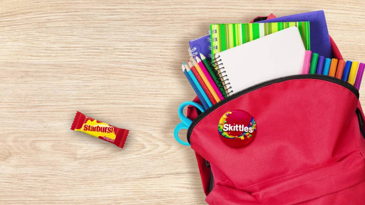 thumbnail video image 2 of Mars Mixed Skittles, Starburst & Life Savers Gummy Candy Variety Pack - 80 Ct Bag, 2 of 15