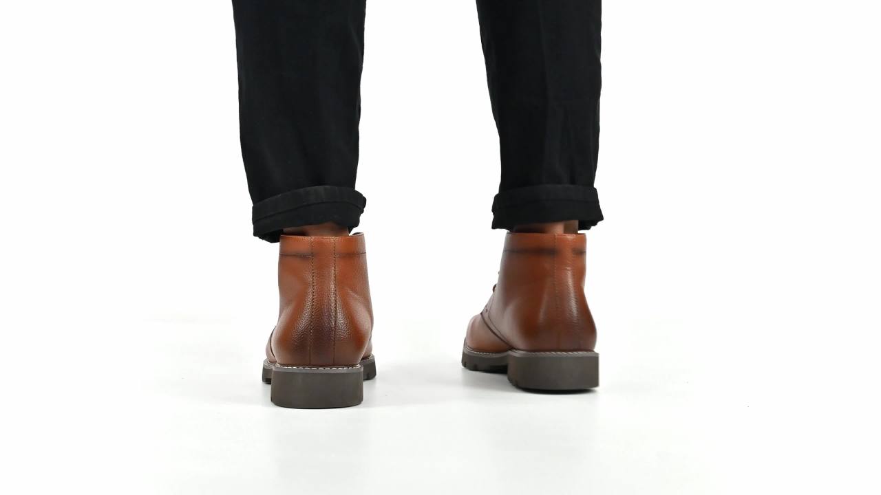 thumbnail video image 2 of Vance Mens Arturo Plain Toe Chukka Boot, 2 of 10