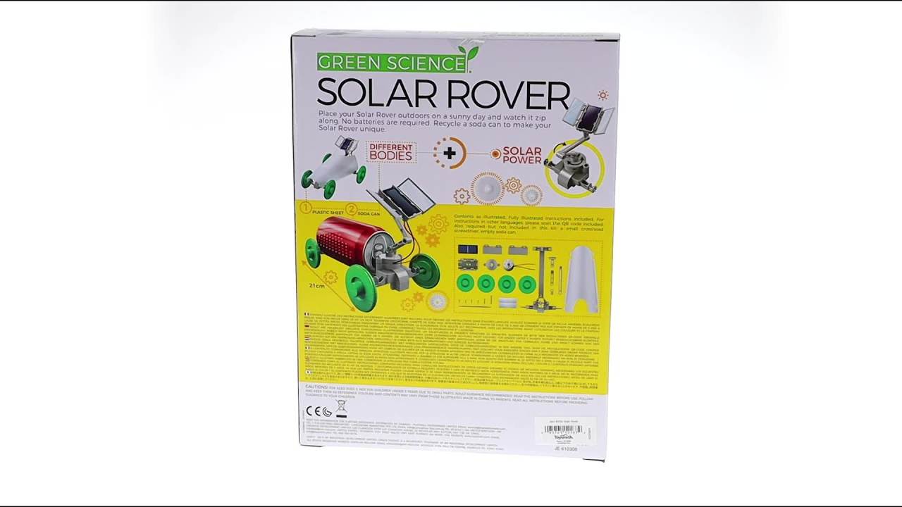 thumbnail video image 2 of 4M KidsLabs Solar Rover Science Kit, STEM, 2 of 8