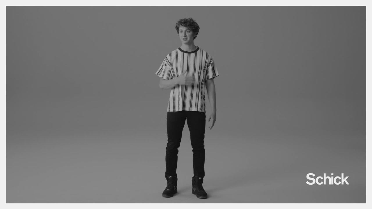 thumbnail video image 2 of Schick Hydro 5-Blade Skin Comfort Dry Skin Men's Razor Handle Plus 2 Razor Cartridge Refills, Moisturizes For Up To 2 Hours After Shave, Designed For Shaving Dry Skin, 2 of 8