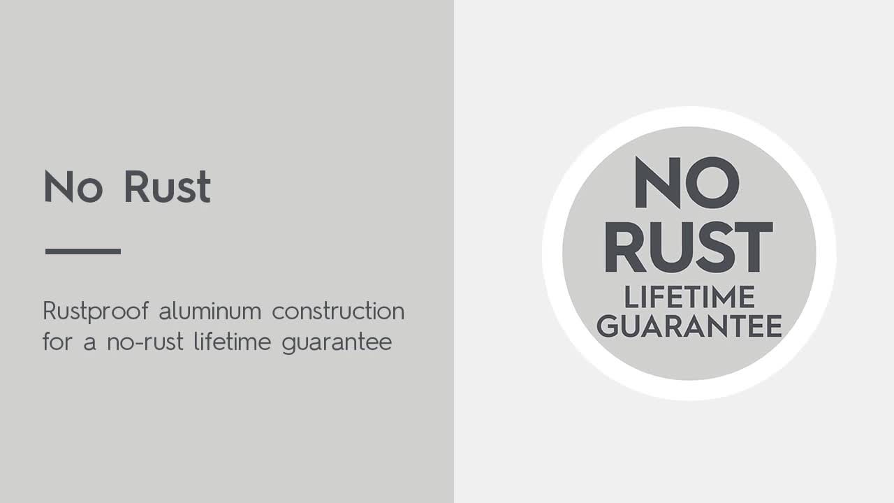 thumbnail video image 2 of Better Homes & Gardens Rustproof 43" - 72" Adjustable Tension Shower Curtain Rod, Satin Nickel, 2 of 9