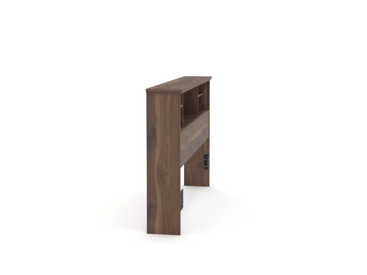 thumbnail video image 2 of Sauder River Ranch Full-Queen Headboard, Grand Walnut Finish, 2 of 10