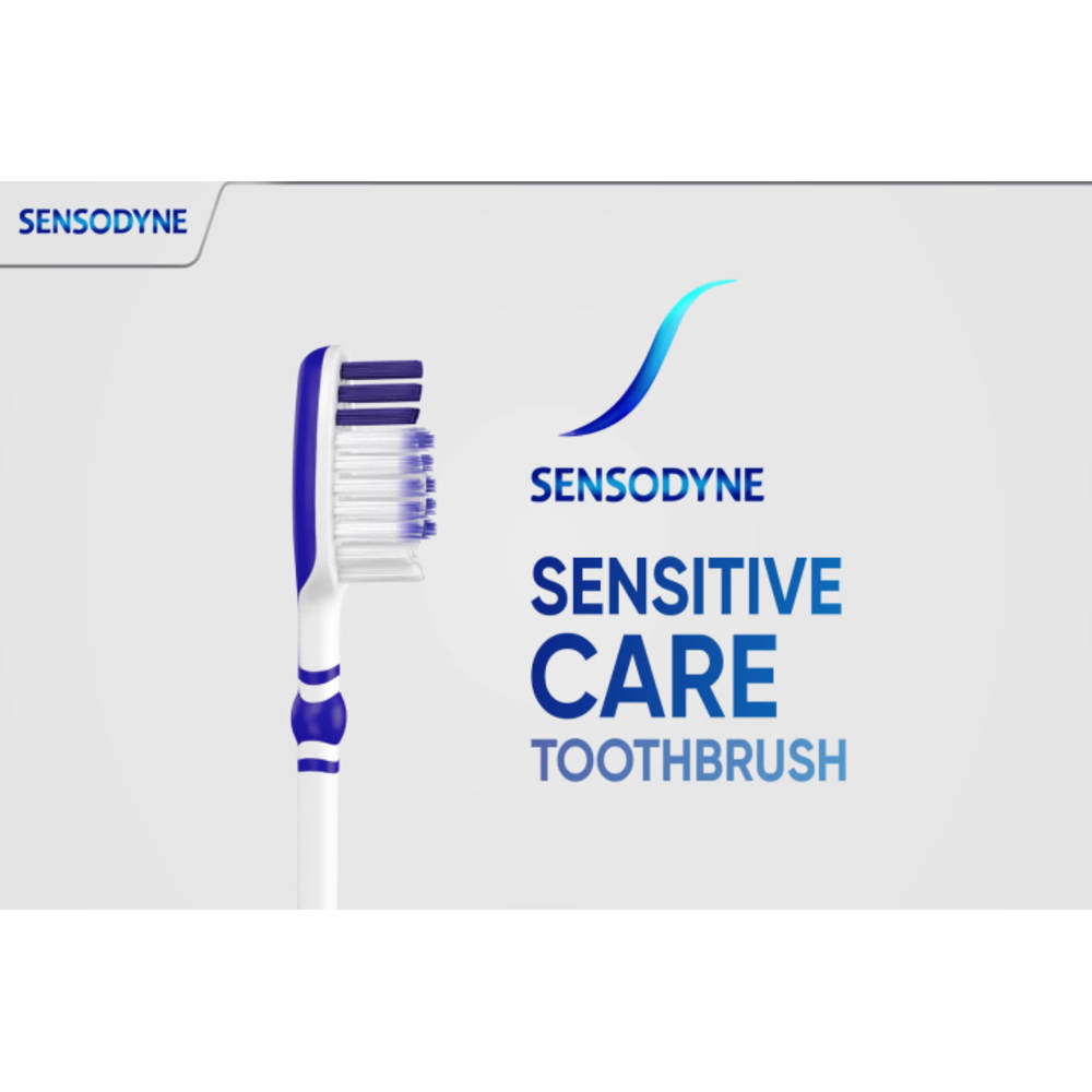 Sensodyne Sensitive Care Toothbrush, Soft, 2 Pack, for Adults - image 2 of 12