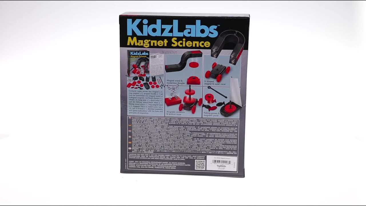 thumbnail video image 2 of 4M Magnet Science Kit, Children 8+ years, 2 of 3