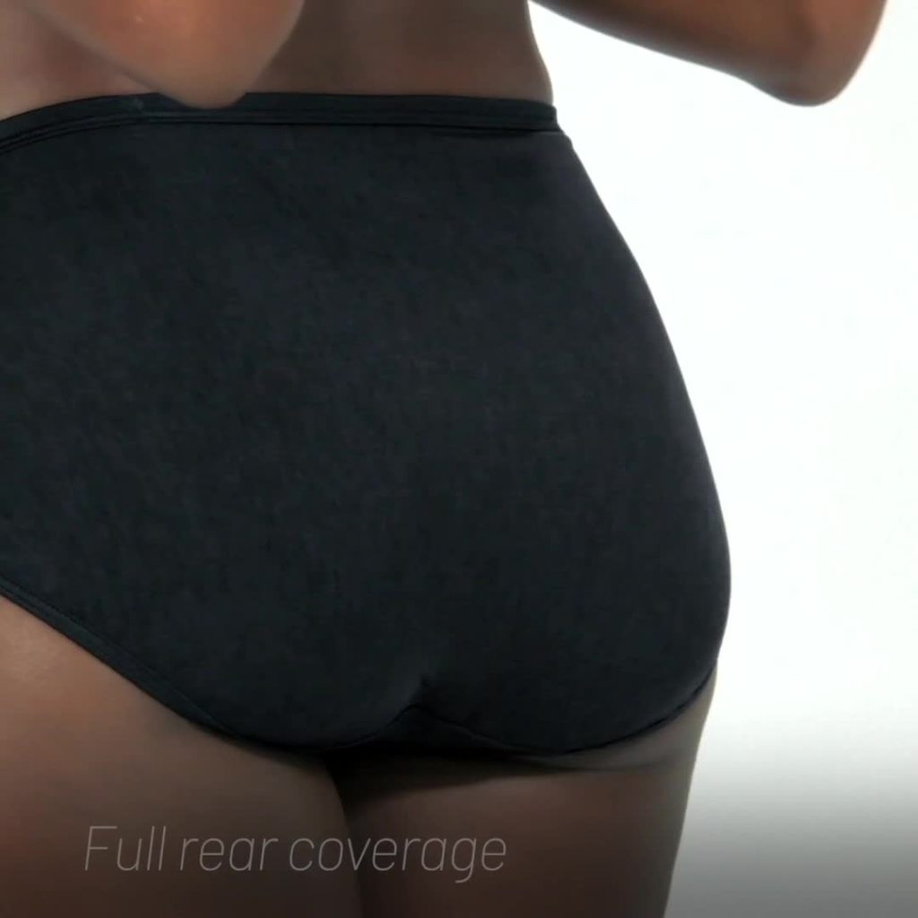 thumbnail video image 2 of Vanity Fair Womens Illumination Hi-Cut Brief Style-13108, 2 of 7