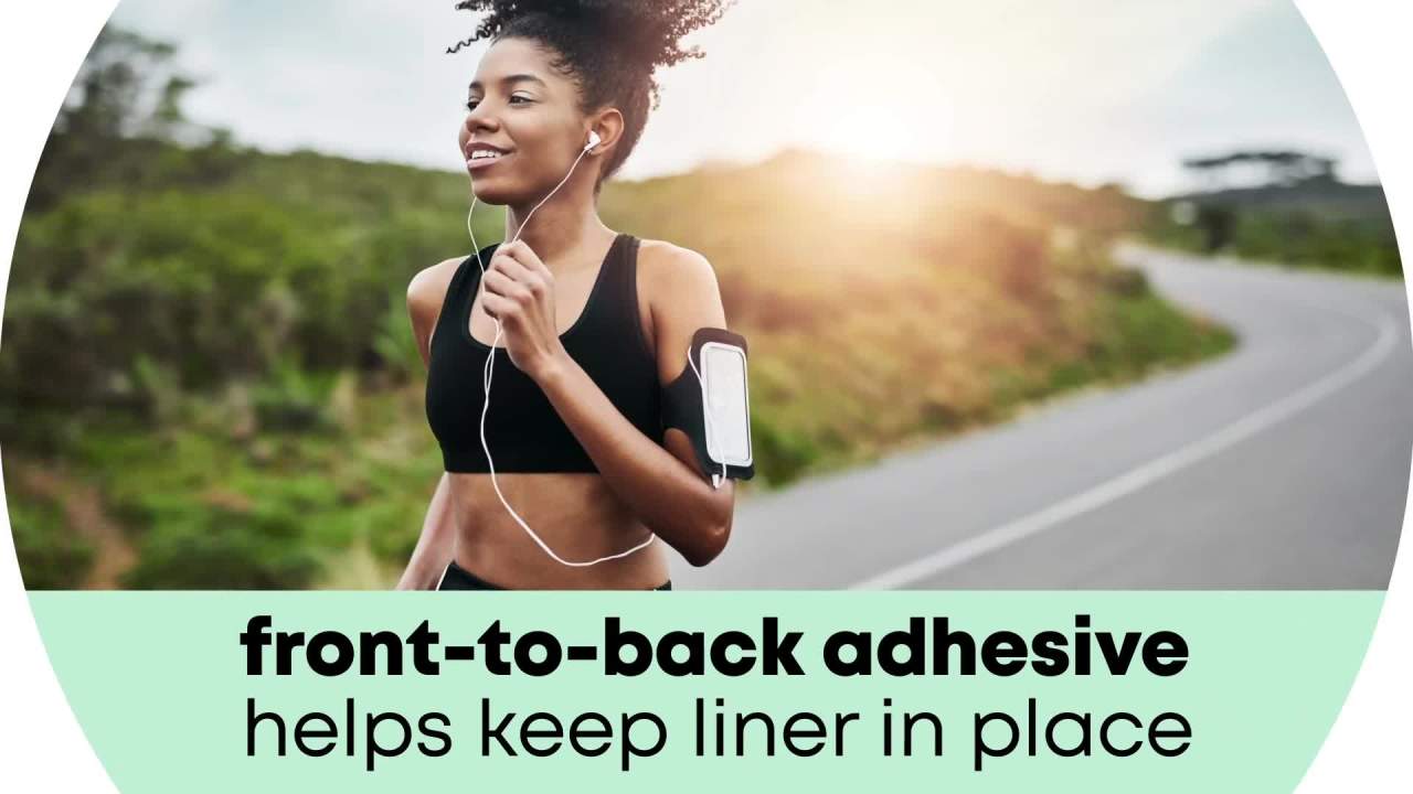 thumbnail video image 2 of U by Kotex Clean & Secure Panty Liners, Light Absorbency, Long Length, 96 Count, 2 of 9