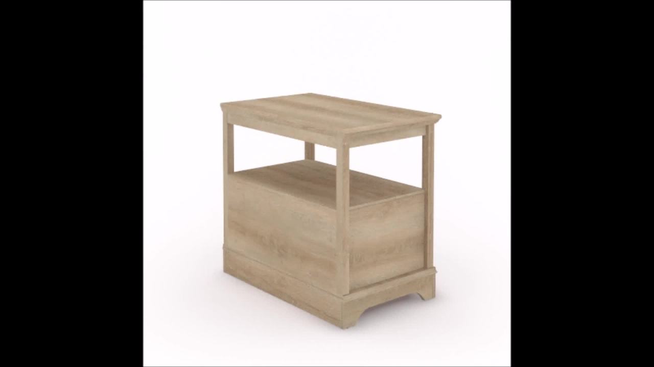 thumbnail video image 2 of Sauder Adaline Cafe Lateral File Cabinet, Orchard Oak Finish, 2 of 12