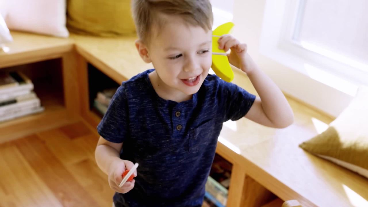 thumbnail video image 3 of Melissa & Doug Cutting Fruit Set - Wooden Play Food Kitchen Accessory, Multi, 3 of 11