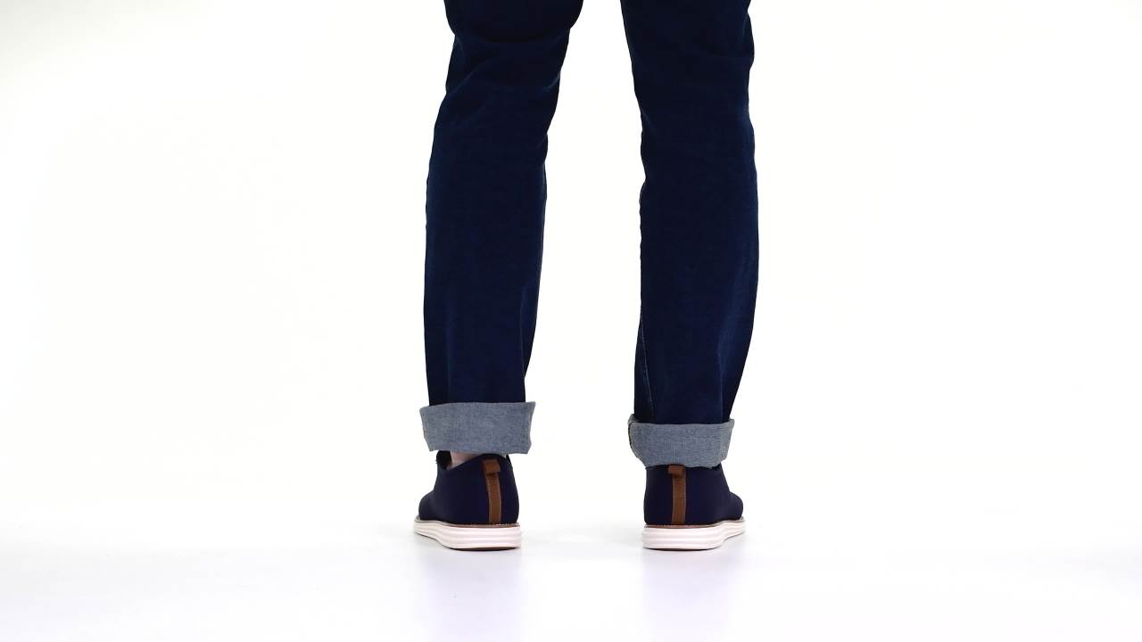 thumbnail video image 2 of Vance Co. Mens Novak Tru Comfort Foam Knit Lace-up Round Toe Dress Shoe, Widths Available, 2 of 6