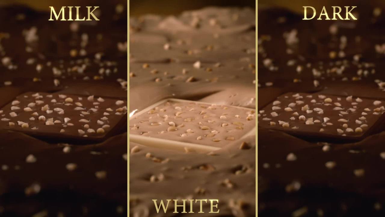 thumbnail video image 2 of Ferrero Rocher Premium Assorted chocolate squares, Individually Wrapped Chocolates, Great for Sharing or Gifting, 3.7 oz, 2 of 18