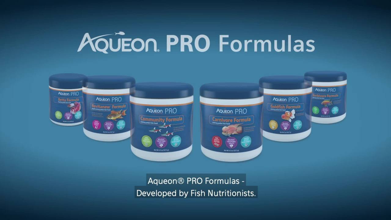 thumbnail video image 2 of Aqueon PRO Pellet Fish Food Carnivore Formula 4.5 oz, 2 of 9