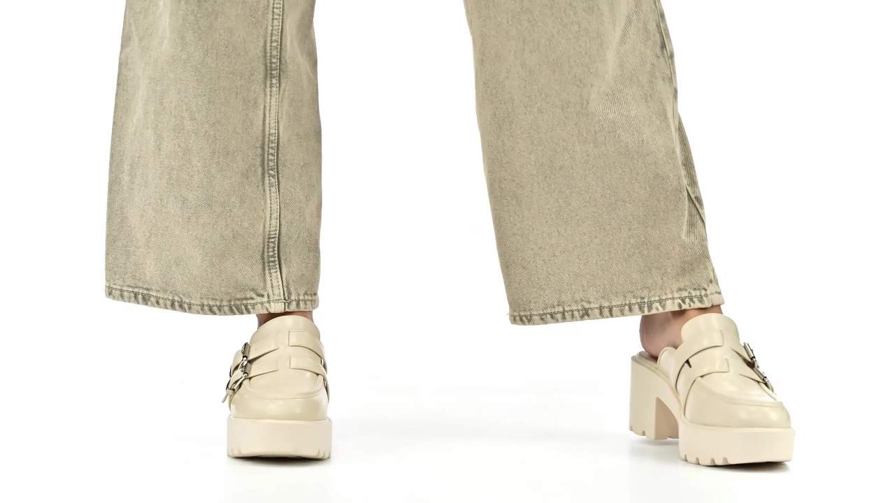 thumbnail video image 2 of Journee Womens Brydie Light Weight Platform Slip On Loafer, 2 of 10