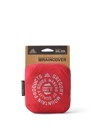 Gregory TECH ACCESS RAINCOVER 30L-50L BEAMING RED-141348-A793