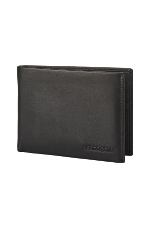 ATTACK 2 SLG 005 - B 8 CC+2 C Fekete bőr pénztárca-123997-1041