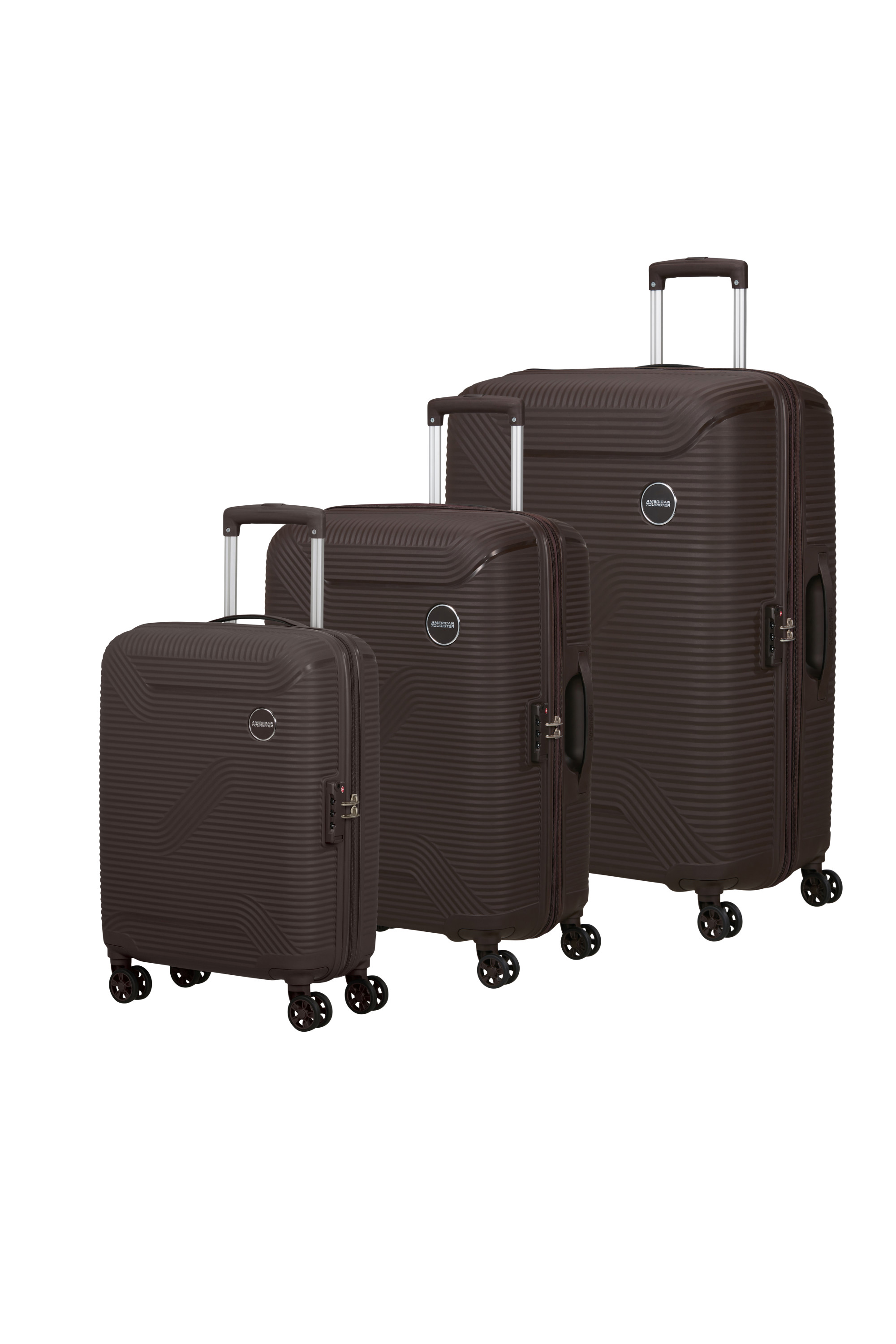 American Tourister BONJOY 3 PC SET A CHOCOLATE BROWN kép