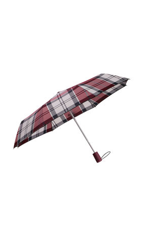 Samsonite ALU DROP S 2.0 SAFE 3 SECT. AUTO O/C GARNET RED CHECK-161318-A465
