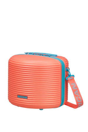 American Tourister ROLLIO BEAUTY CASE CORAL/BLUE-152969-A275