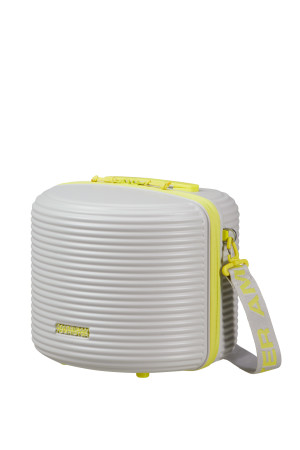 American Tourister ROLLIO BEAUTY CASE LIGHT GREY/LIME-152969-A274