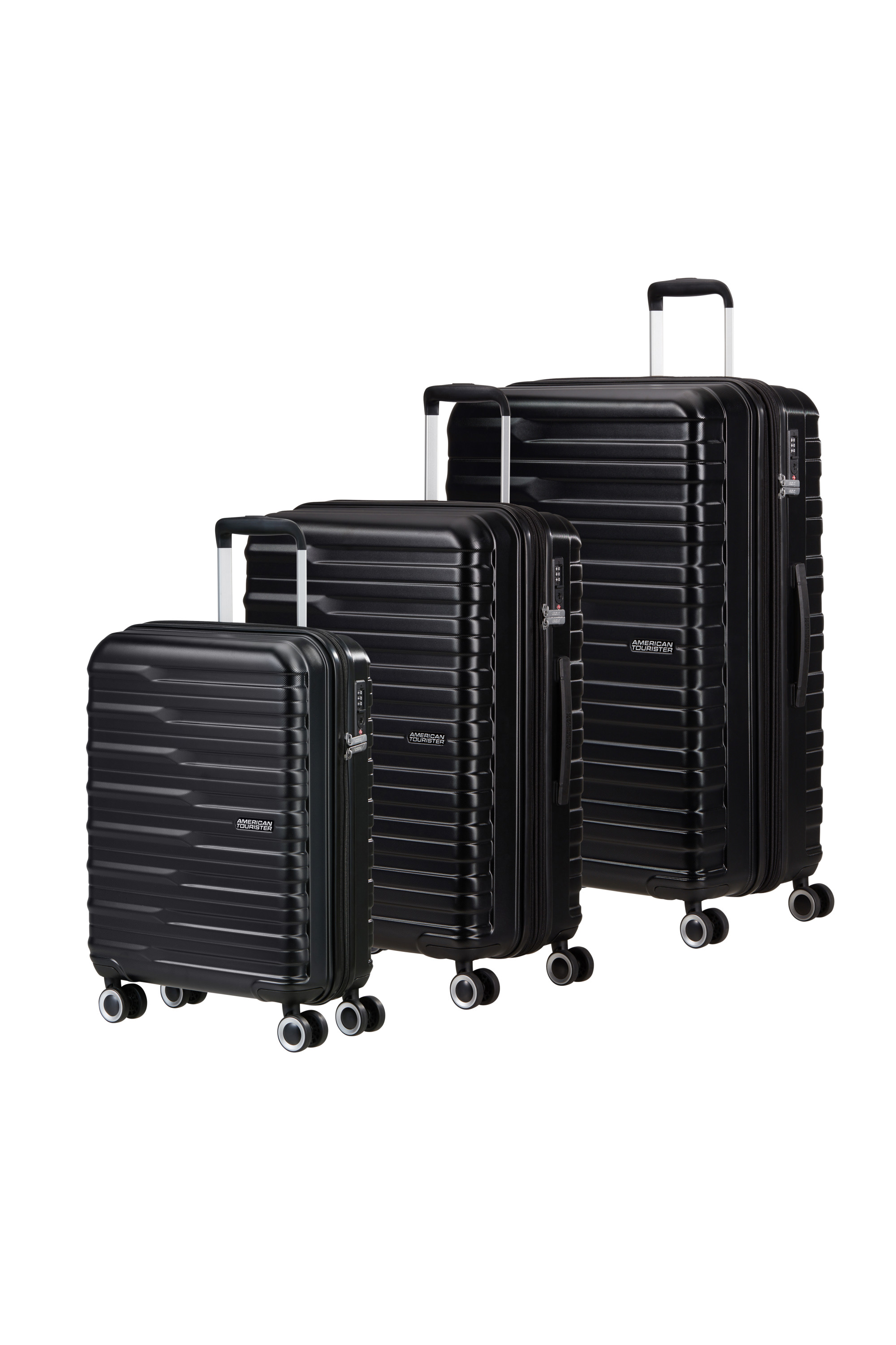American Tourister POWERSTACK 3 PC SET B BLACK kép